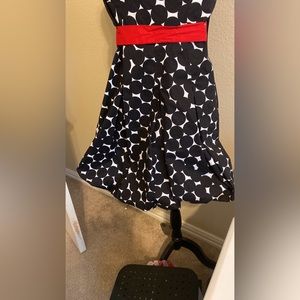Strapless Bubble Skirt Dress